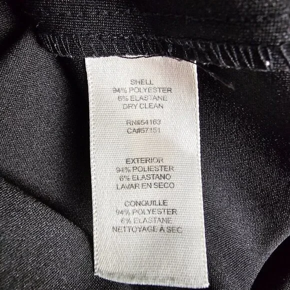 Eliza J Off the Shoulder Scuba Sheath Black Dress - Picture 8 of 9